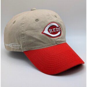 VTG Cincinnati Reds Adjustable Strap Back Hat Cap MLB Baseball Adult Bud Light